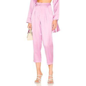 SELMACILEK Pleated High Rise Pant in Lilac XSmall New Womens Trousers